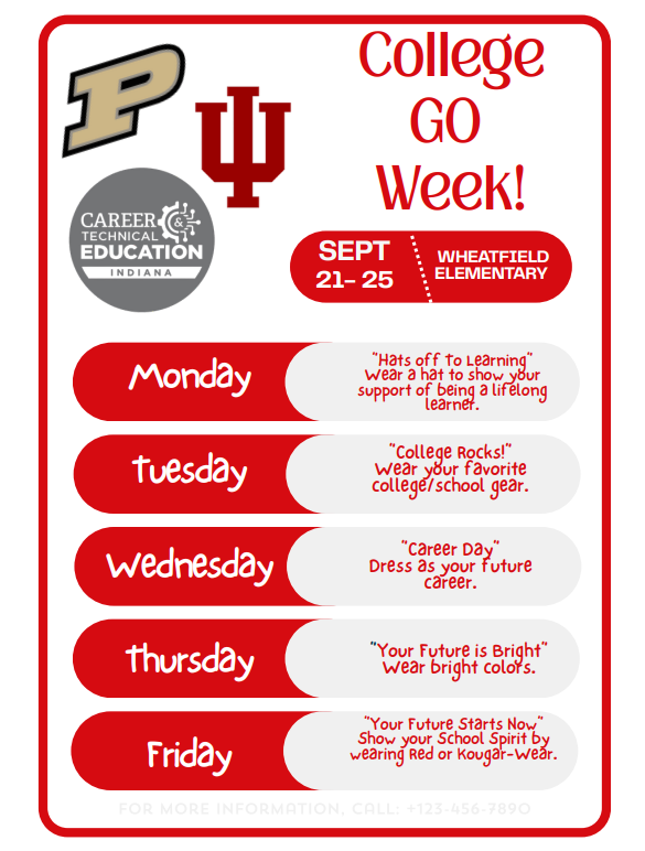 College GO! Week - September 21st - 25th
